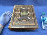 antique 1891 larger bible