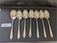 7 Sterling Silver Large Serving Spoons
