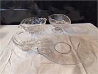 4 Piece Assorted Glassware