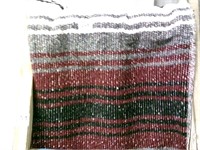 Red and Gray Mexican Salsa Blanket