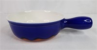 8" Ceramic Pan Cobalt Blue