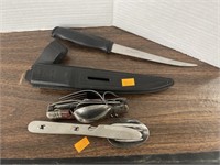 Dickers filet knife , multi tool, camping