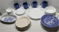 30pcs. Various Blue & White China