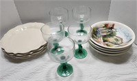 Ceramic Plates, Bowls, Glasses