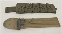 Military Gun Cleaning Kit & Ammo Belt