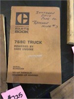 Caterpiller Parts Book 769C Truck