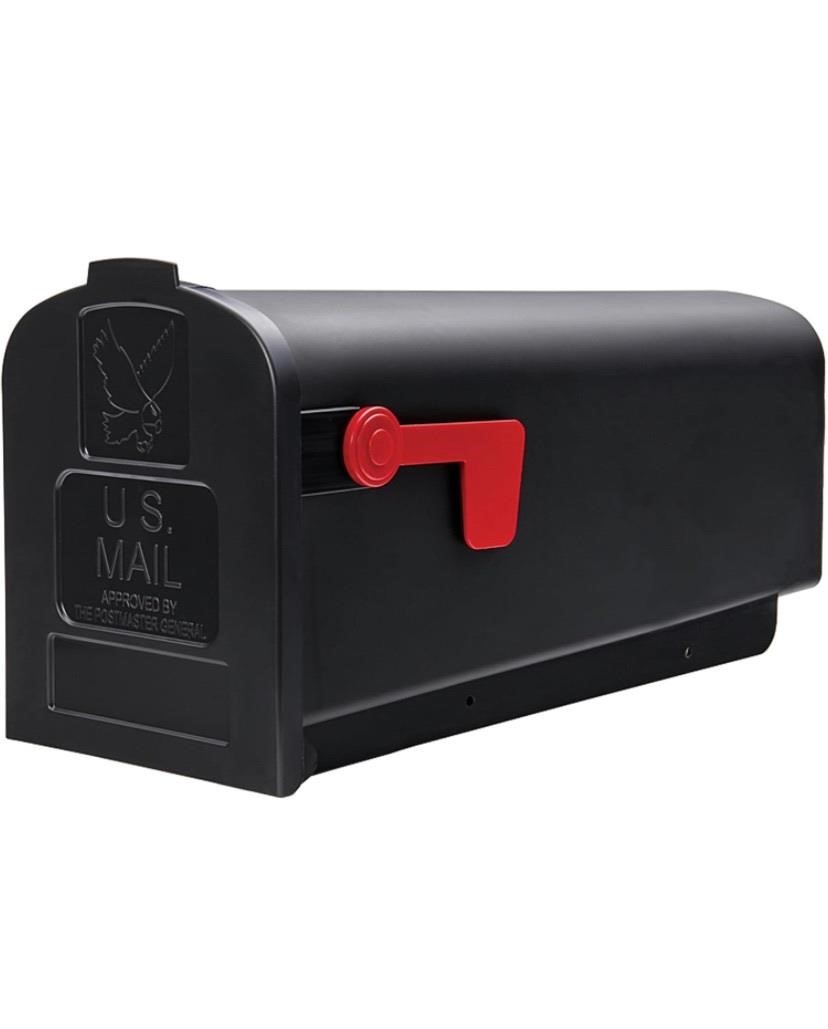 $30 black Architectural mailbox parsons plastic