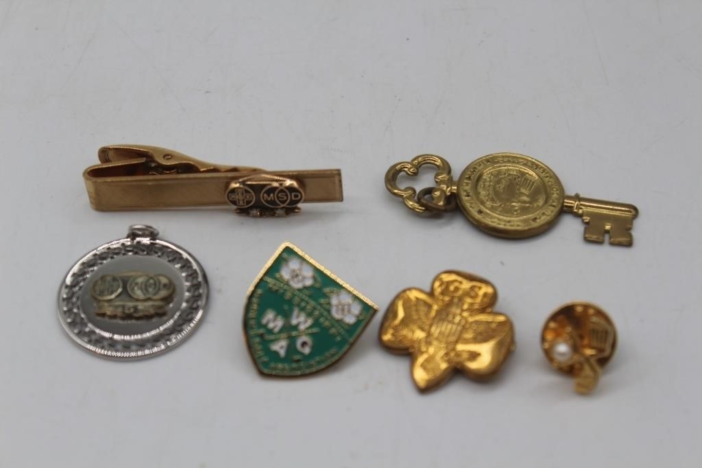 Miscellaneous Vintage Pins Clip etc