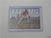 2023 TOPPS CHROME TITANS JOSE RAMIREZ CLEVELAND