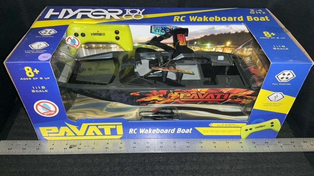 Hyper toy, RC wakeboard boat 1/18 scale not
