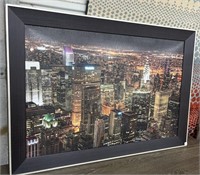 Large Framed Print” NYC” 51 x 36”