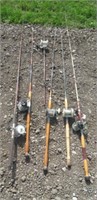 Fishing Rods and Reels Including Tru-Temper,