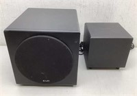 *LPO* (2) Powered Subwoofers  Both powered up KLH