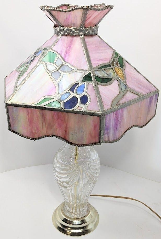 Hummingbird Tiffany Style Table Lamp