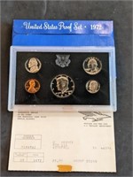 1972 US Mint Proof Set Nice Cameo Coins