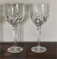 Marquis Waterford Wine Glasses 9”h x4”w