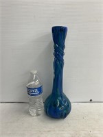 Viking smoke blue vase