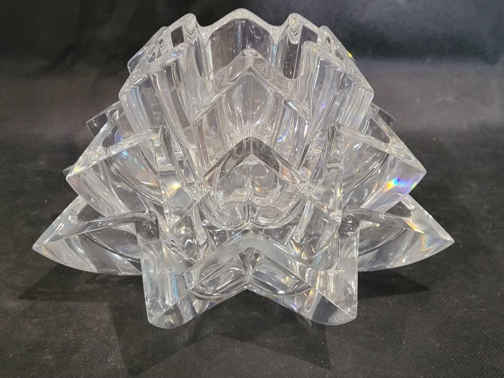 Nesting Star Shape Crystal Bowls