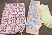 3 quilts/blankets