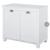 $176 Dual Tilt out Laundry Hamper Cabinet