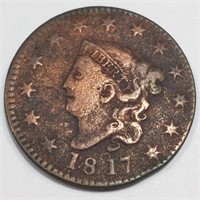 1817 Coronet Head Large Cent High Grade