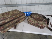SET OF 4 FLORAL LUGGAGE