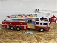 Large plastic Tonka toy fire truck