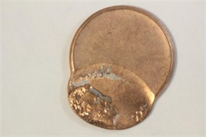 1995 Mint Error Off Center Lincoln Cent