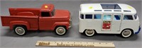 2 Vintage Toy Vehicles