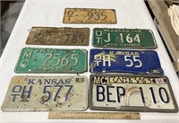 7 Kansas license plates