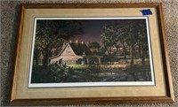 “Family Time” Terry Redlin
651/9500 signed 42” x