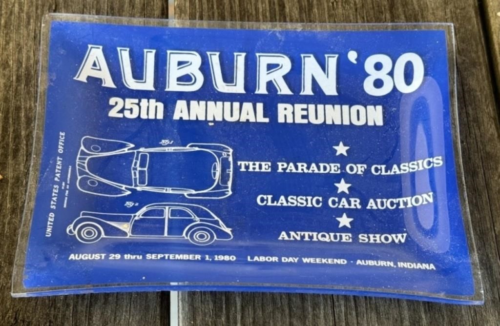 Auburn Automobile Glass Ashtray