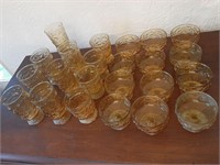 1950'S BUBBLES GLASS COLLECTION