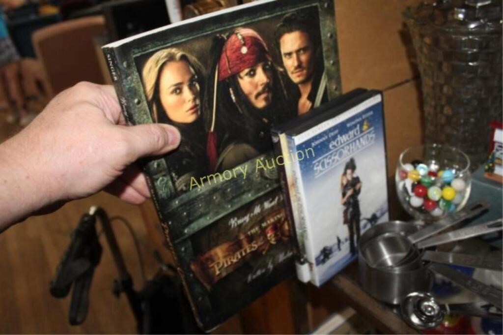 JOHNNY DEPP VIDEOS - PIRATES BOOK