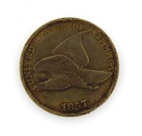 1857 Flying Eagle Copper Cent *1st Year