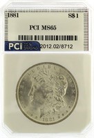 1881-P MS65 Morgan Silver Dollar