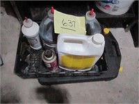 Asphalt sealer and oil