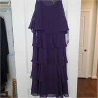 Purple Tiered Dress