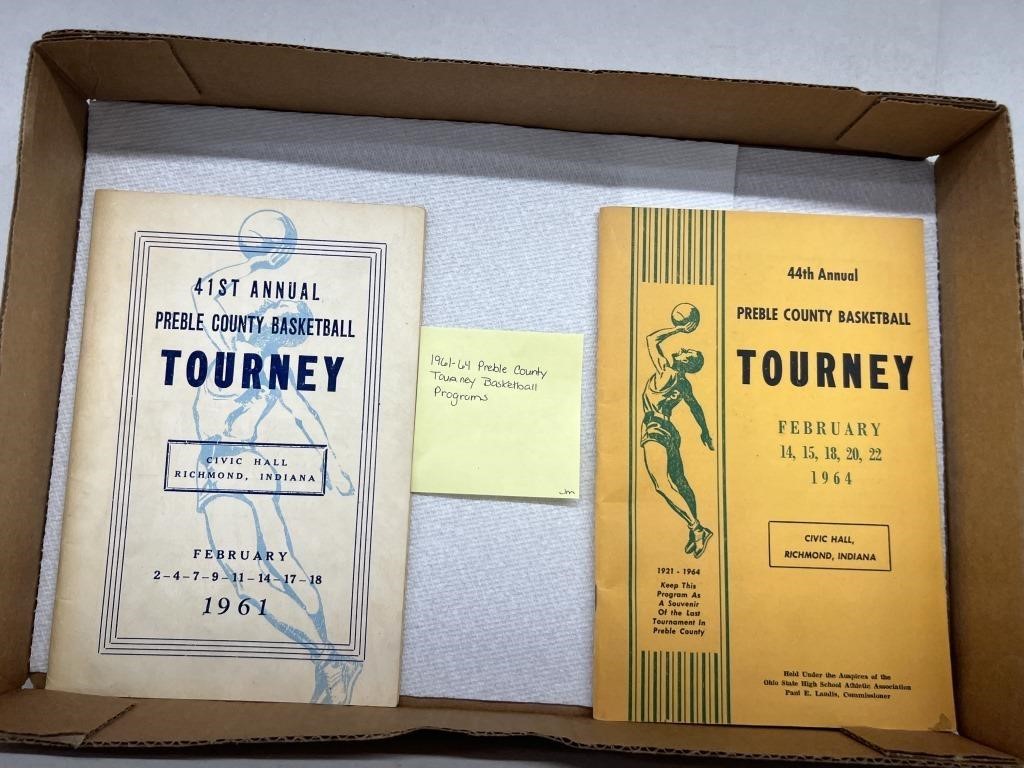 1961 1964 Preble county Ohio basketball tourney