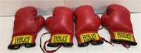 (2) Pairs of Used Everlast Boxing Gloves