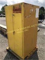 YELLOW FIRE RESISTANT CABINET