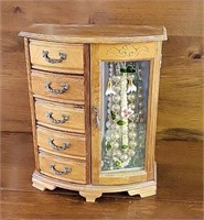 Jewelry Cabinet w/Contents