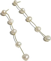 4inches Long Thread Natural Freshwater Pearl