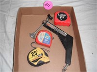 Tape Measures & Radial Saw Clamp