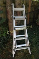 Extendable Aluminum Ladder Approx 9FT