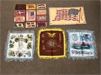 Felt Flags & 3 Silk Pillow Cases