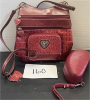 New heart designed purse & more (genuine leather)