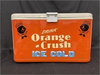 ORANGE CRUSH ICE COLD COOLER  13" X 21"