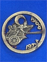 1973 charity - cut out - Mardi Gras coin