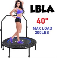 ($188) LBLA 40" FOLDABLE MINI TRAMPOLINE